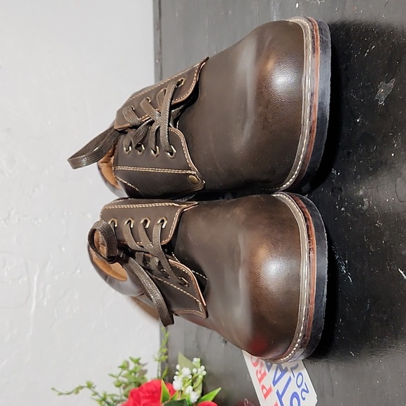 MOUNTAIN CREEK Lace Tie Steven Shoe Brown 12M - Picture 7 of 13